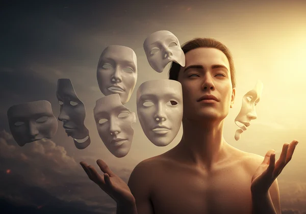 一个人脱掉面具,拥抱真实的自我和身份。