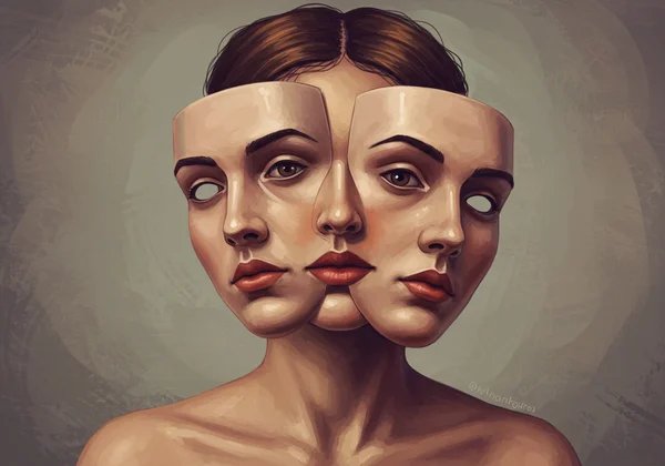 一个人巧妙地隐藏自闭症和酷儿身份。