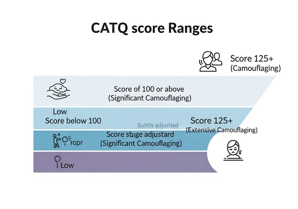 CATQ score ranges and their meaning infographic