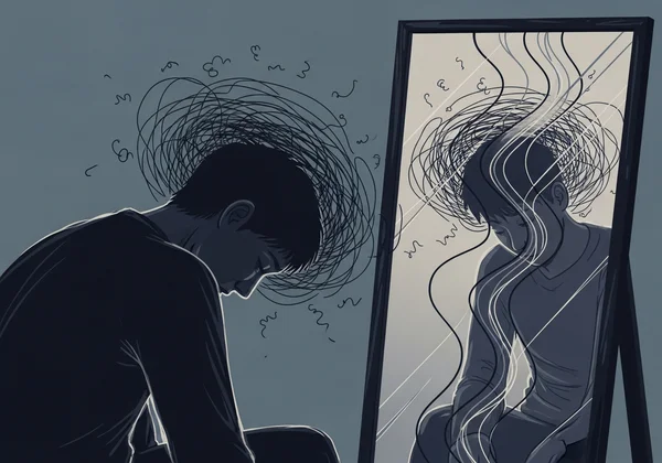 Visualizing social burnout, anxiety, and identity confusion