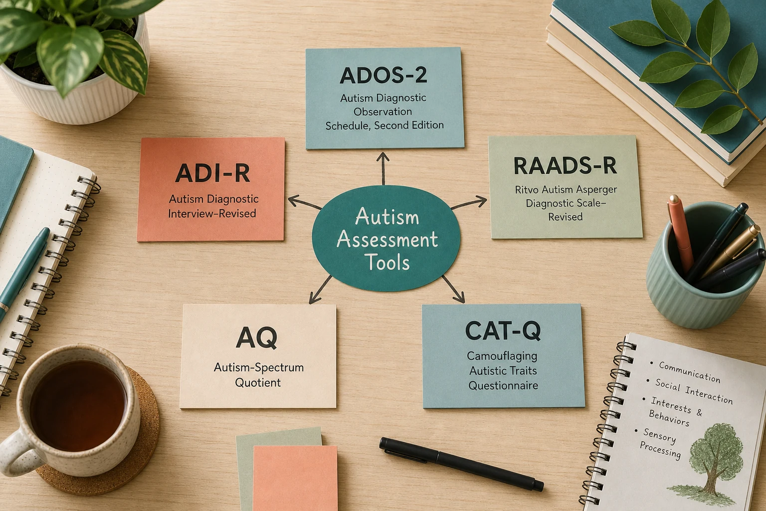 Autism assessment names overview