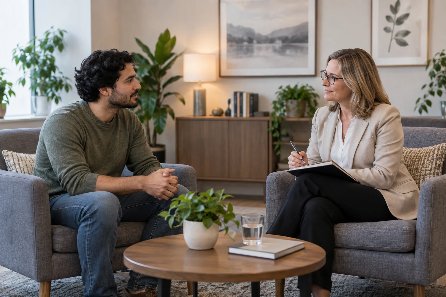 Clinician and adult consultation